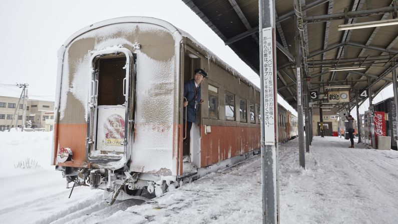 <strong>Connecting the past: </strong>The Tsugaru Railway Line opened in 1930 to connect Aomori's less-populated northern communities with the larger cities to the south. Today, it's a popular experience for Japan's densha otaku (train geeks.)   