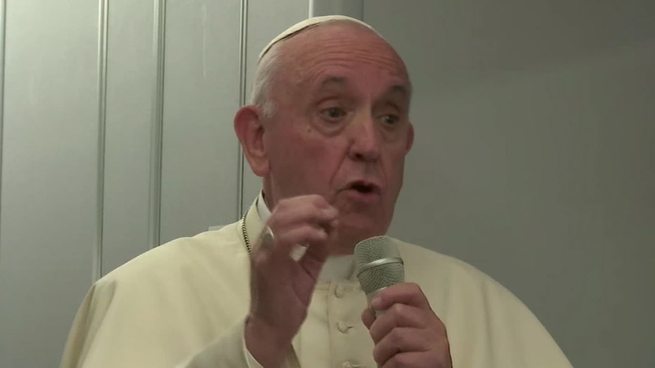 Pope Francis papal plane