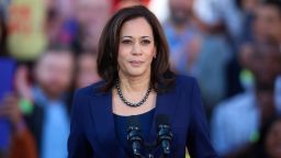 OAKLAND; CA - JAN 27: U.S. Senator Kamala Harris (D-CA) speaks to her supporters at the official launch rally for her campaign as a candidate for President of the United States in 2020 in front of Oakland City Hall at Frank H. Ogawa Plaza on January 27, 2019; in Oakland, California. Credit: Christopher Victorio/imageSPACE/MediaPunch /IPX