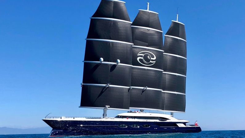 <strong>Future developments</strong>: Oceanco are also talking about developing solar sails for the Black Pearl, once the technology is available.