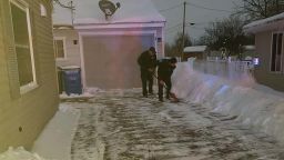 These firefighters helped deliver a baby at home - then shoveled snow from the new parents' driveway 