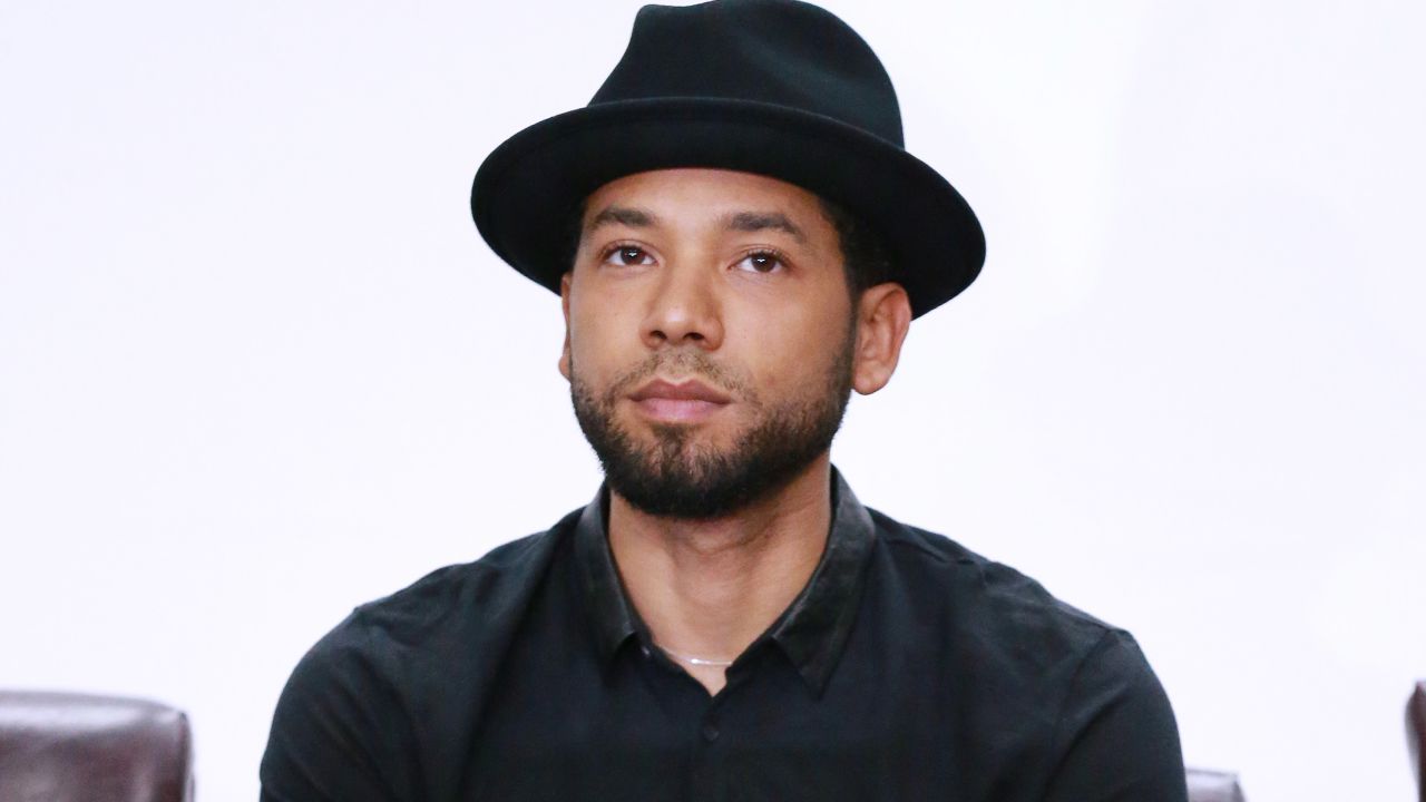 COMPTON, CA - OCTOBER 02:  Actor Jussie Smollett attends the Compton High School Student Screening Of Open Road Films' "Marshall" at Compton High School on October 2, 2017 in Compton, California.  (Photo by Leon Bennett/Getty Images)