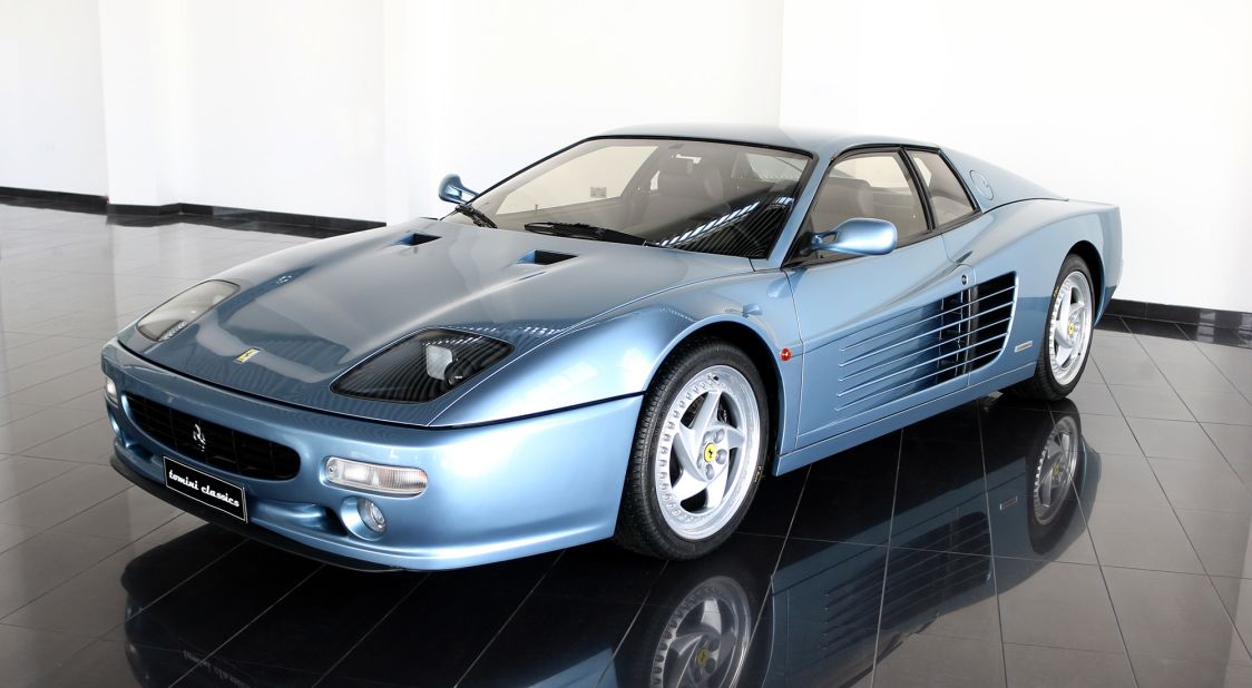 The last of the Testarossa series was introduced in 1994 with a 440 bhp, 12-cylinder engine capable of 315 kmph. Tomini Classics say their Ferrari F512 M is the only unit ever delivered by the manufacturer in this color (Azzurro Hyperion, should you ask).<br />