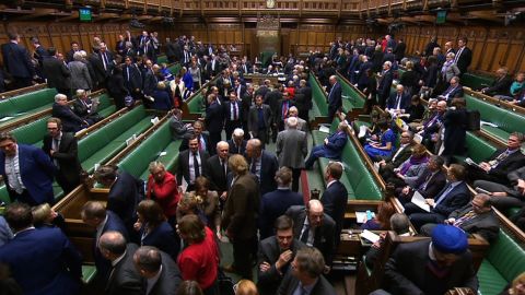 Parliament voted for May to seek new terms with the EU over the thorny issue of the Irish border.
