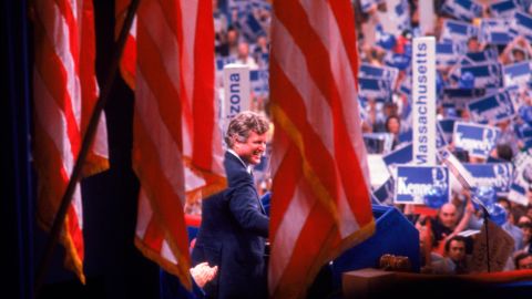 Sen. Ted Kennedy took his primary challenge of  President Jimmy Carter to the Democratic National Conventon in 1980.