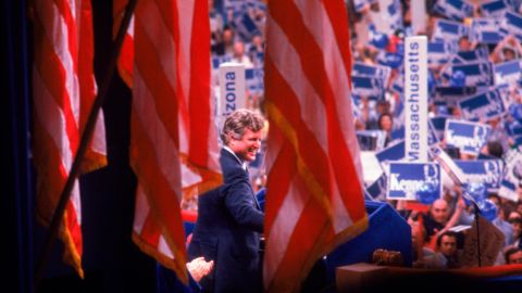 Sen. Ted Kennedy took his primary challenge of President Jimmy Carter to the Democratic National Conventon in 1980.