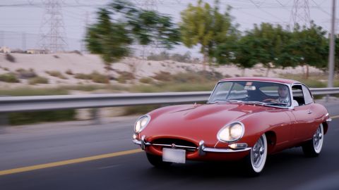 Assyl Yacine of Tomini Classics drives a Jaguar E-Type in Dubai. The emirate's saturated supercar scene means a buoyant secondhand market full of nearly new models to all-time classics. But don't take our word for it: We asked luxury motor dealers in Dubai about the most exciting cars they had in their inventories.