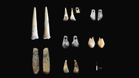 Bone points and pierced teeth found in Denisova Cave were dated to the early Upper Paleolithic. A new study establishes the timeline of the cave, and it sheltered the first known humans as early as 300,000 years ago.