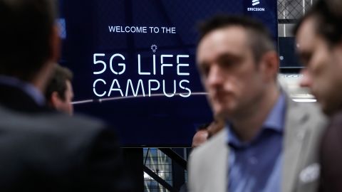 A 5G-themed Ericsson campus in Belgium.  Last month, the company posted its first annual sales growth since 2013, crediting it to "increased 5G demand" among US operators.