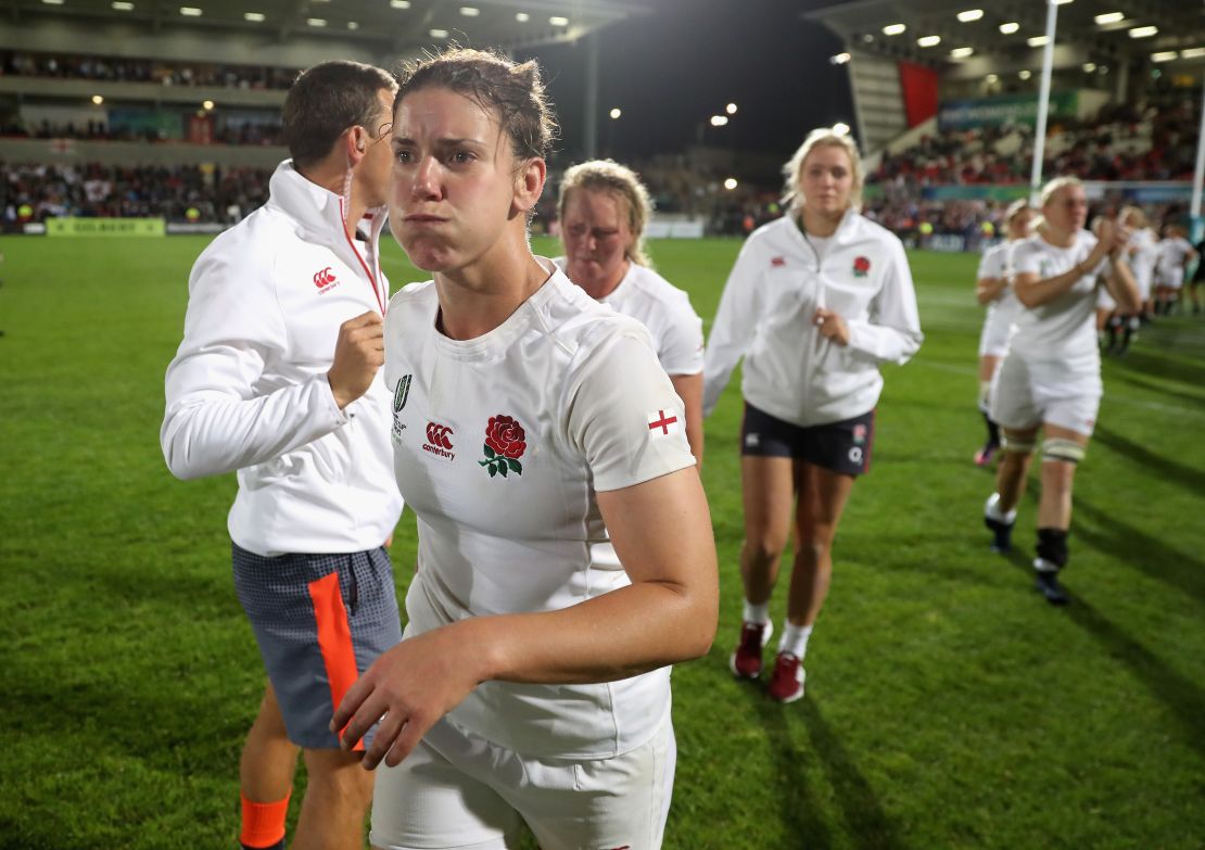 Sarah Hunter captained England during its run to the World Cup final in 2017.