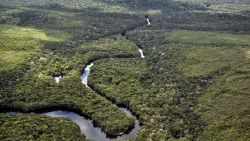 Aerial view of the Serrania de Chiribiquete, located in the Amazonian jungle departments of Caqueta and Guaviare, Colombia, on June 7, 2018. - The 2,782,353-hectare Chiribiquete National Park, the largest of Colombia's protected natural parks, is included on the list of 30 proposals from around the world that will be examined at the forty-second session of the UNESCO World Heritage Committee in late June. The Serranias of Chiribiquete and La Lindosa are among the areas in Colombia that were closed to outsiders during the armed conflict and are now opening up to scientific researchers. (Photo by GUILLERMO LEGARIA / AFP)        (Photo credit should read GUILLERMO LEGARIA/AFP/Getty Images)