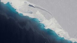 From press release: A gigantic cavity - two-thirds the area of Manhattan and almost 1,000 feet (300 meters) tall - growing at the bottom of Thwaites Glacier in West Antarctica is one of several disturbing discoveries reported in a new NASA-led study of the disintegrating glacier. The findings highlight the need for detailed observations of Antarctic glaciers' undersides in calculating how fast global sea levels will rise in response to climate change.