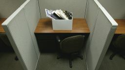 empty desk layoff stock RESTRICTED