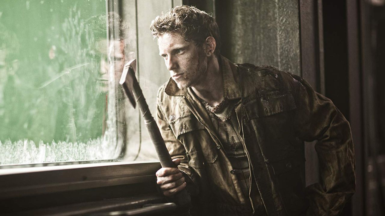 In "Snowpiercer," a train circles the globe with the Earth's last survivors aboard after a climate change experiment goes wrong.