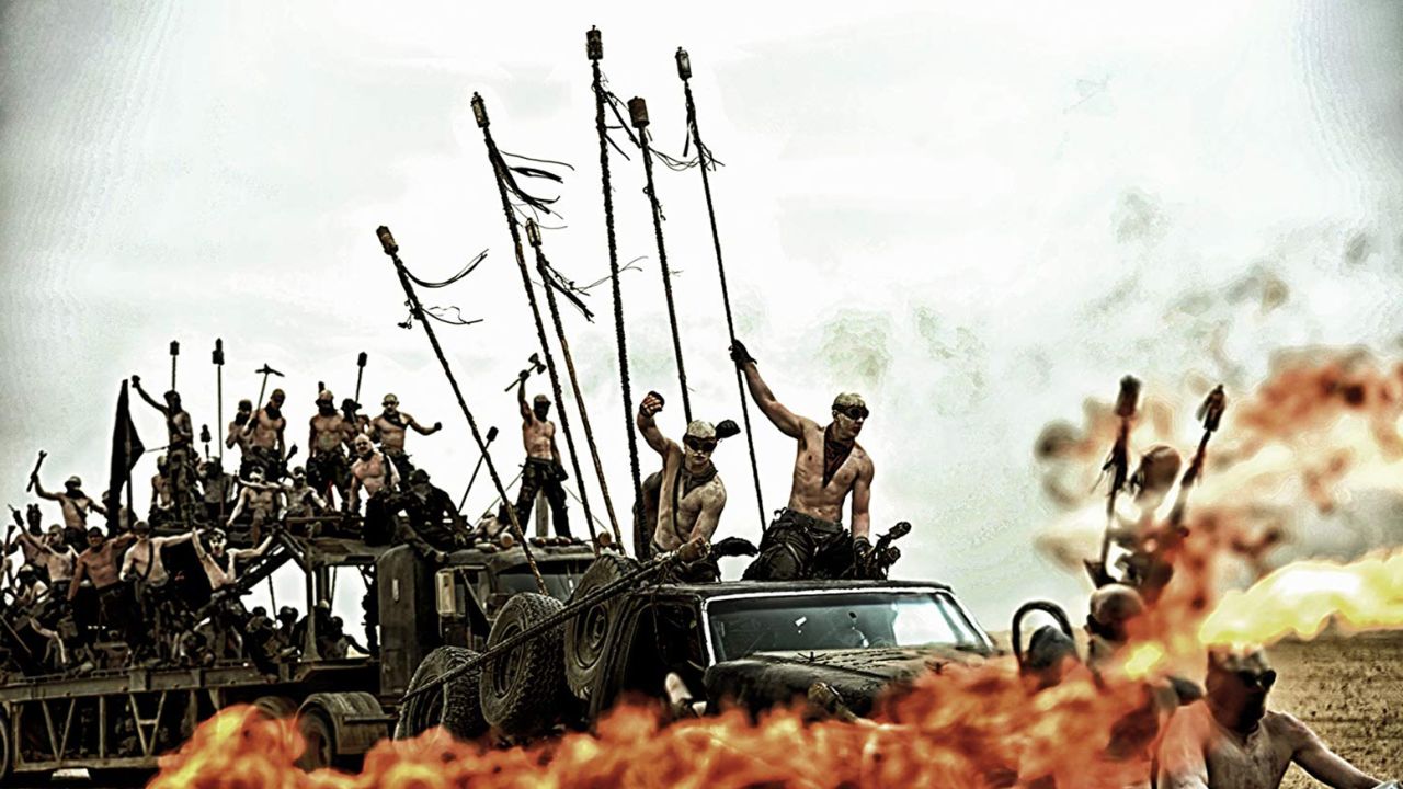 The 2015 film depicts a world in which fresh ground water is gone and women rebel against a tyrannical leader.