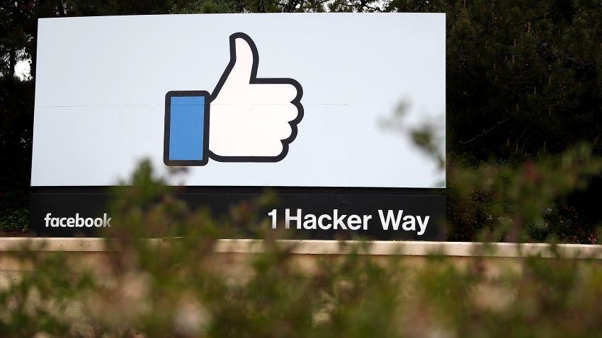 MENLO PARK, CA - APRIL 05: A sign is posted outside of Facebook headquarters on April 5, 2018 in Menlo Park, California. Protesters with the activist group "Raging Grannies" staged a demonstration outside of Facebook headquaters calling for better consumer protection and online privacy in the wake of Cambridge Analytica's unauthorized access to up to 87 million Facebook users' data. (Photo by Justin Sullivan/Getty Images)