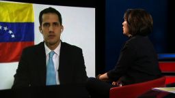 CNN's Christiane Amanpour interviews Juan Guaido, who has declared himself Venezuela's acting president.