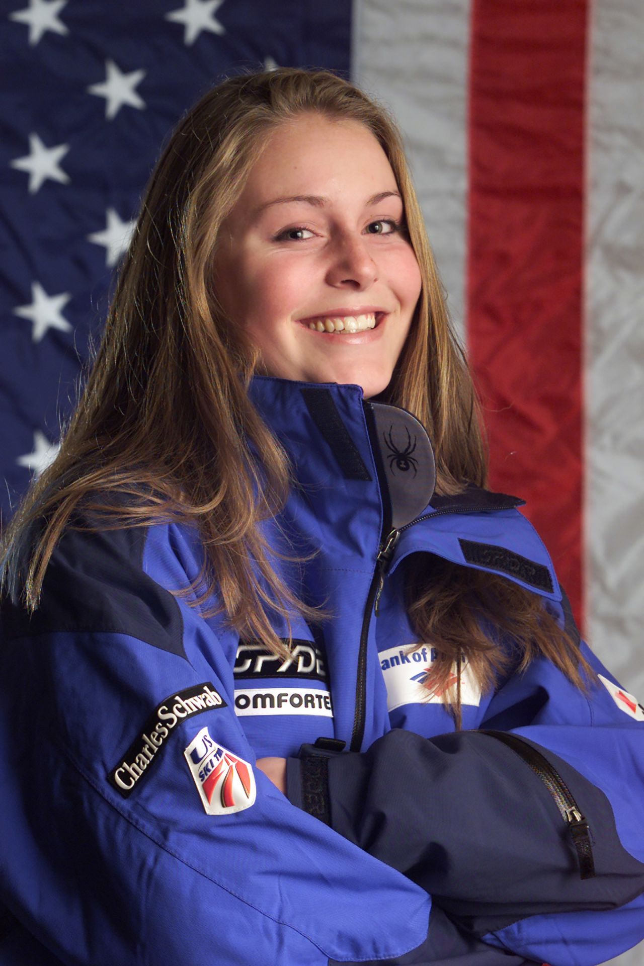 Vonn, then known as Lindsey Kildow, poses for a US Ski Team portrait in November 2001. Vonn made her World Cup debut at the age of 16, and she raced in the 2002 Winter Olympics when she was 17.