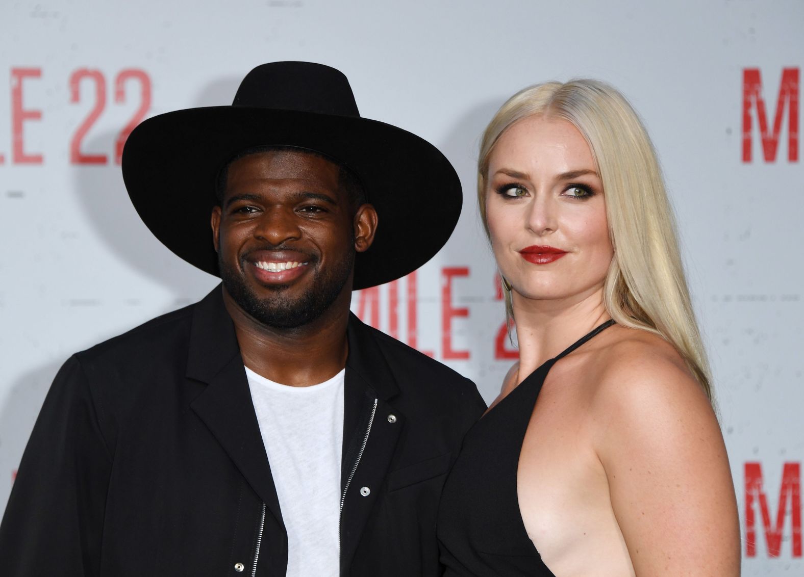 Vonn and her boyfriend, hockey star P.K. Subban, attend a film premiere in Westwood, California, in August 2018.