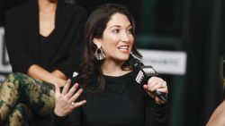 Randi Zuckerberg participates in the BUILD Speaker Series Be Fierce tech panel at AOL Studios on Tuesday, Oct. 17, 2017, in New York. (Photo by Andy Kropa/Invision/AP)