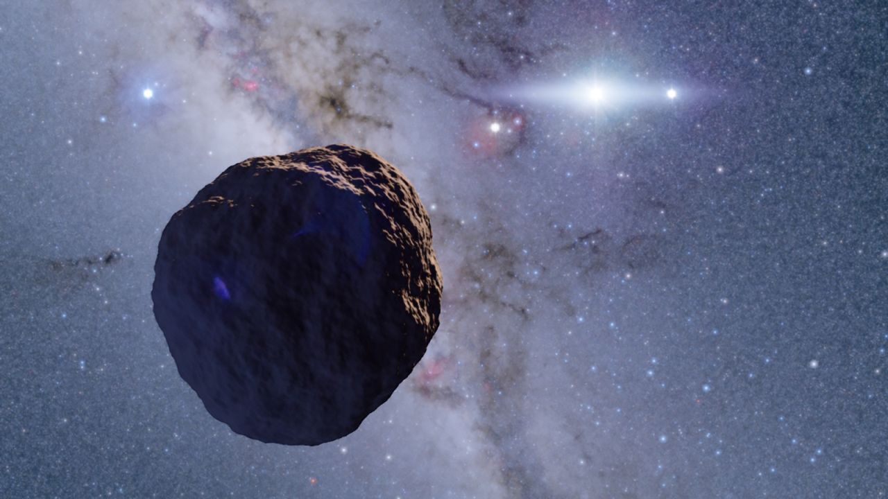 This 1.3-kilometer (0.8-mile)-radius Kuiper Belt Object discovered by researchers on the edge of the solar system is believed to be the step between balls of dust and ice and fully formed planets.