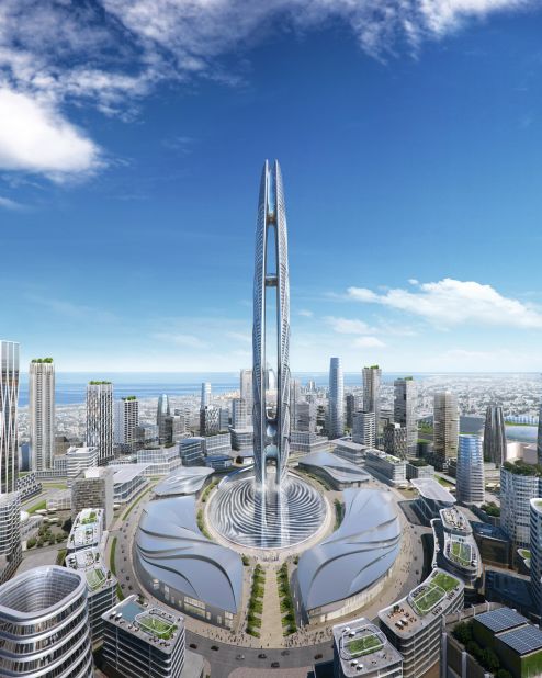 The tower gives an insight into Dubai's development plans after World Expo 2020, when it hopes 25 million visitors will descend on the emirate.
