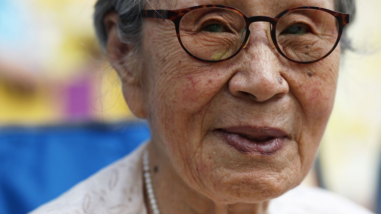 Kim Bok-dong seen in 2016. The longtime activist for so-called "comfort women" died last month. 