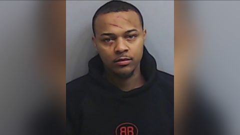 Rapper Bow Wow appears in a mugshot released by the Fulton County Sheriff's Office on Saturday.