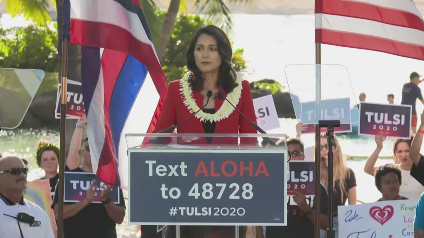 Tulsi Gabbard leaves campaign trail for 2 weeks for active duty training |  CNN Politics