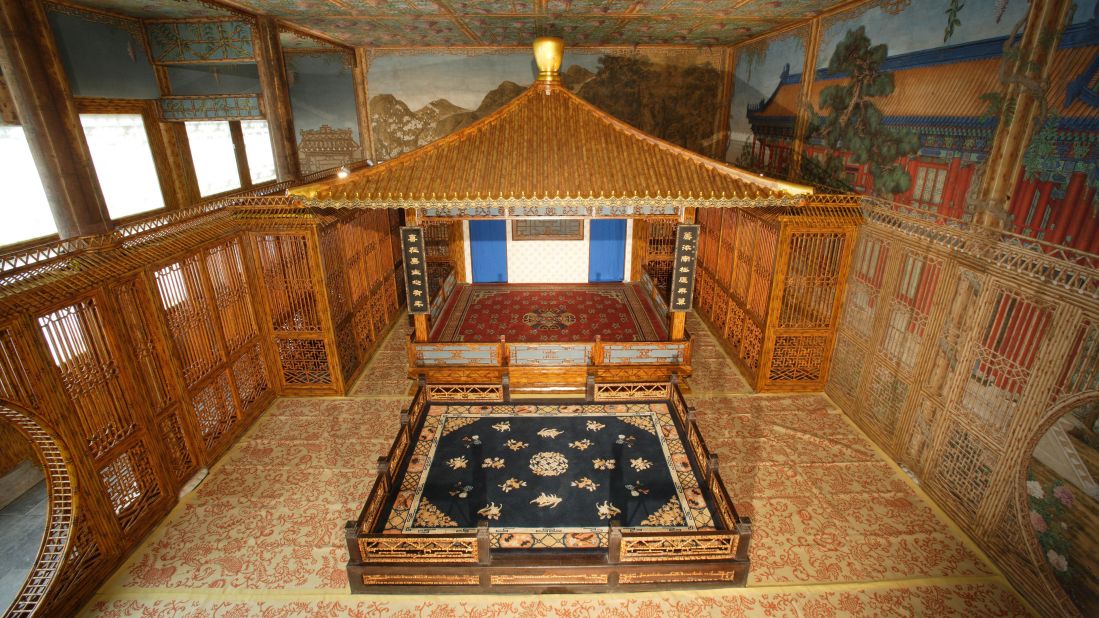 <strong>Collaborative project</strong>: The preservation project is a product of a partnership between the World Monuments Fund and China's Palace Museum. <em>Pictured here: Juanqinzhai theater room after conservation.</em>