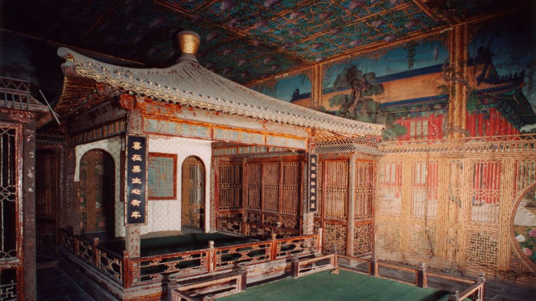 <strong>Pre-conservation: </strong>Juanqinzhai, pictured here pre-conservation, was intended as a relaxation space and includes a private theater and receiving room. 