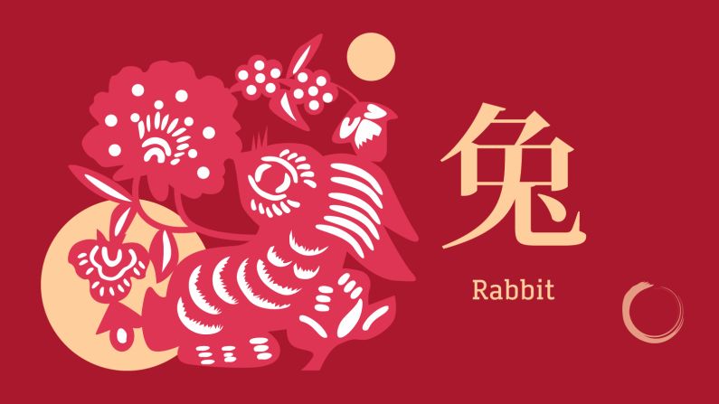 <strong>Rabbit:</strong> It's a great time to embrace celebrations if you're a Rabbit. And we're not talking small birthday parties, either. Happy events like having babies, getting engaged or getting married are more likely to happen this year, says Chow. Therefore, focus more on relationships and family.