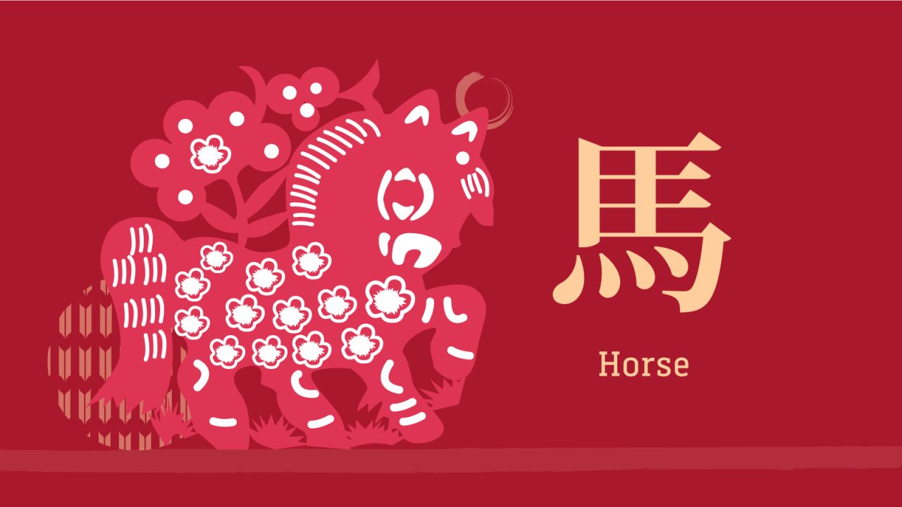 <strong>Horse: </strong>There is no Tai Sui star for Horse this year, meaning it will be a year of stability for those born under this sign. Horses should try to keep things balanced this year -- don't place too much emphasis on one thing, whether it's a relationship or your career, says Chow.