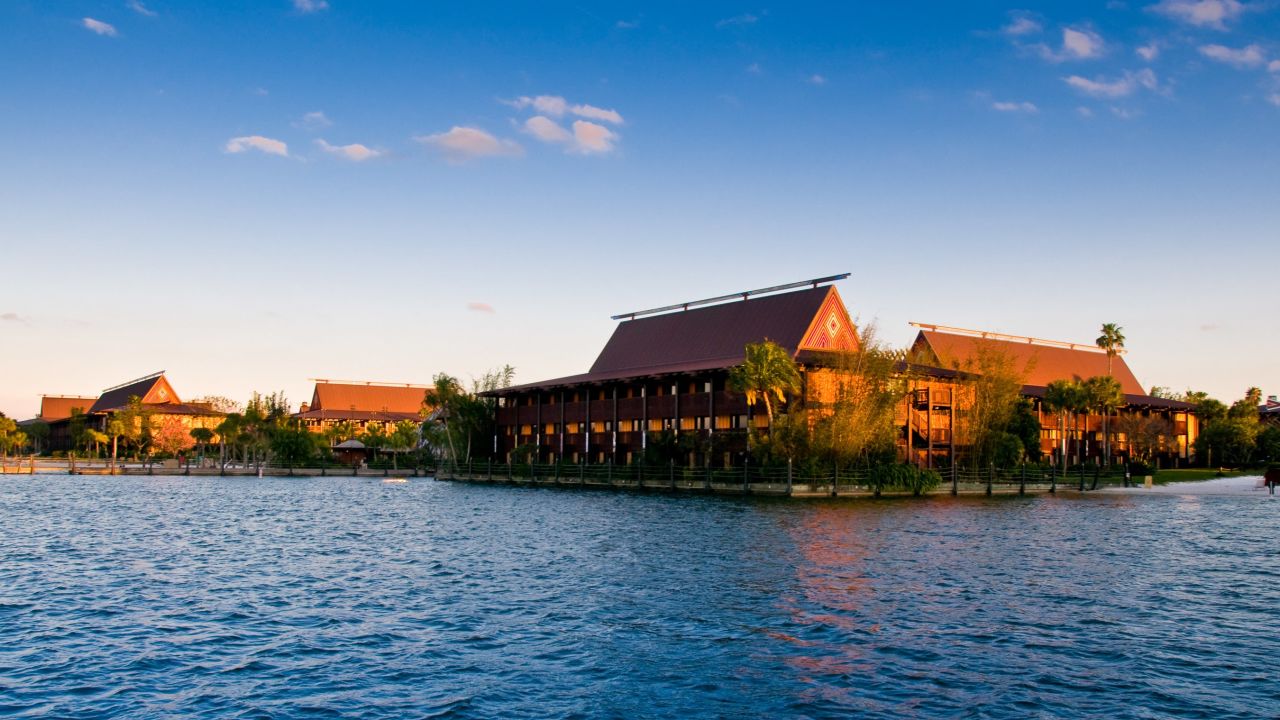 <strong>#4,</strong> <strong>Polynesian Village Resort: </strong>Guests are welcomed with a flower lei and a warm "aloha" at this heavily themed resort, where the design reflects a 1970s vision of tiki culture with its vibrant, kitschy decor.