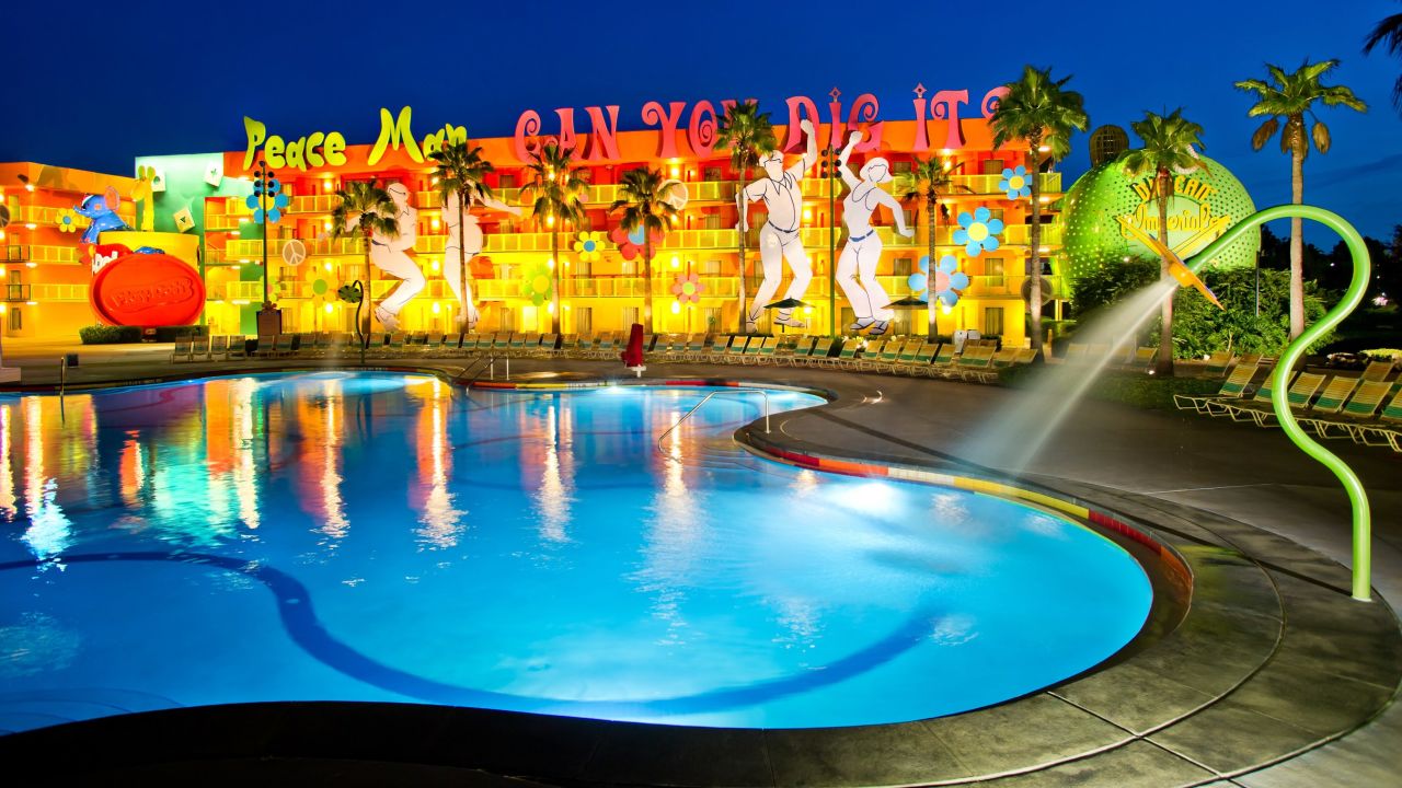 If you are flexible on using space, the Pop Century Resort lets you choose and adjust the number of beds in your room.