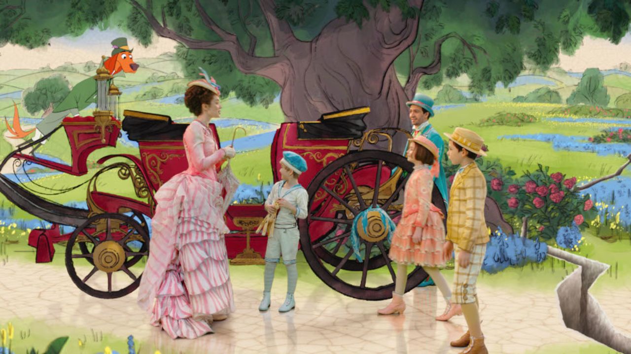 Animated scene from "Mary Poppins Returns"