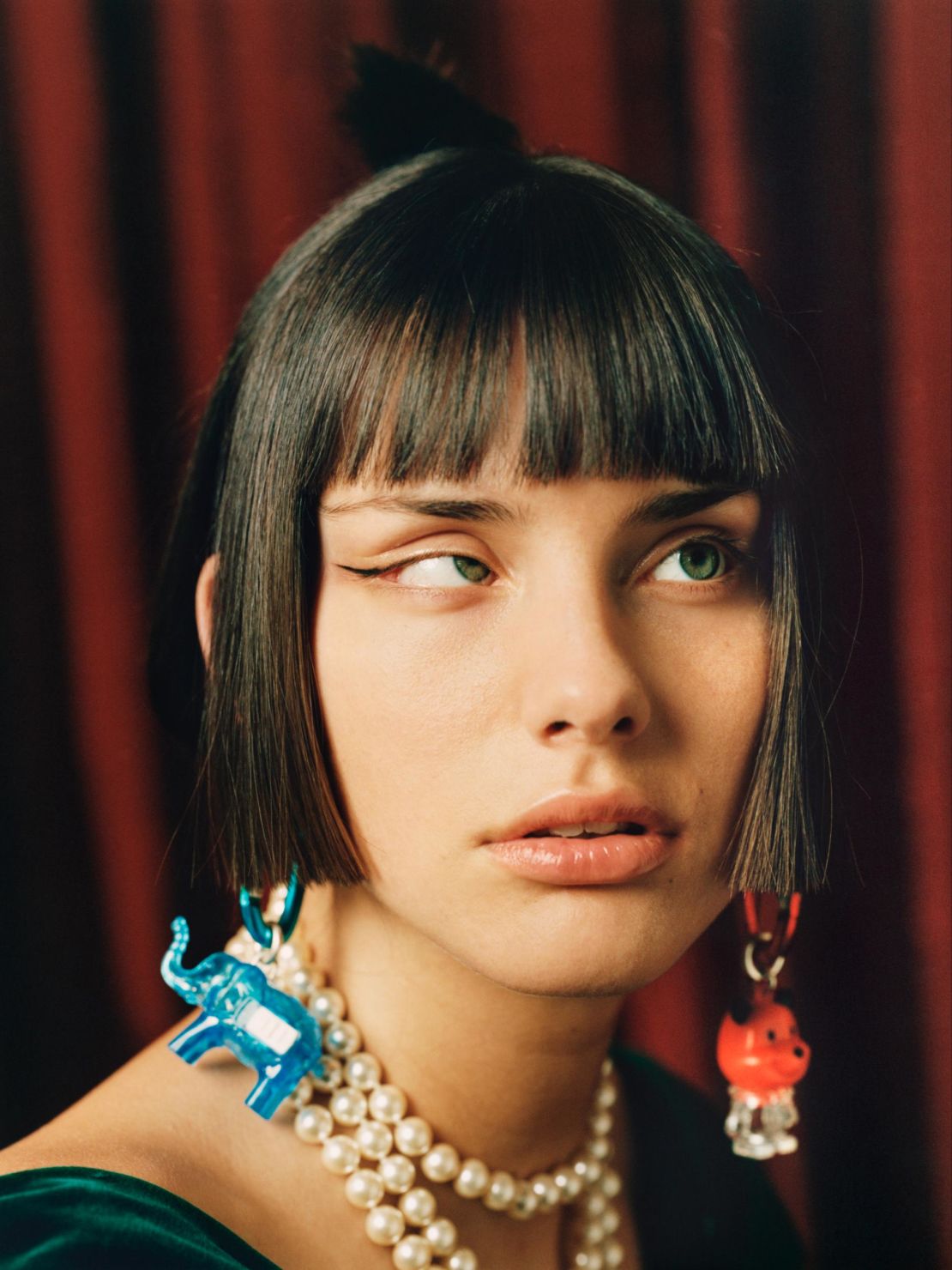 "Moffy with Earrings" (2018) by Hanna Moon, shot at Somerset House