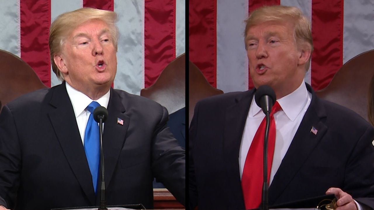 Trump Comparison SOTU