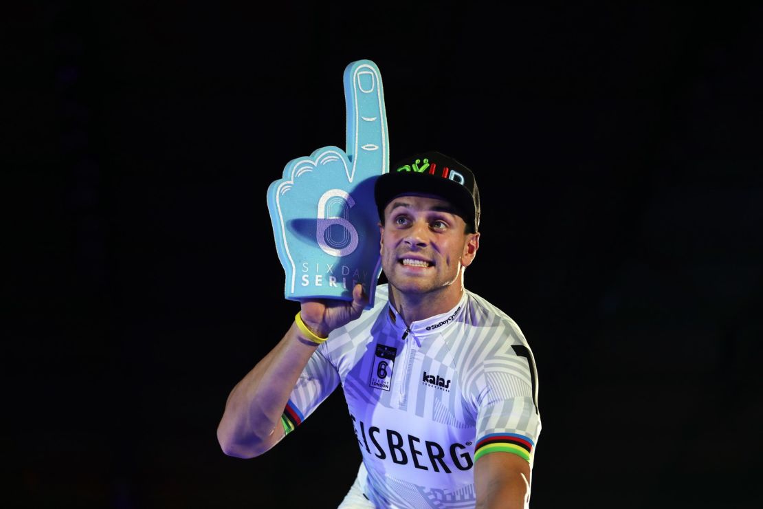 Vogel's close friend Maximilian Levy delighted the Berlin Six Day crowd with his eighth win in the overall sprint competition at the famous event.
