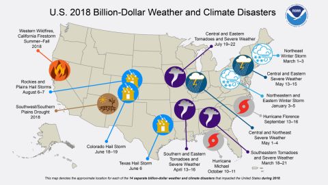 climate weather billion dollar disasters 2018