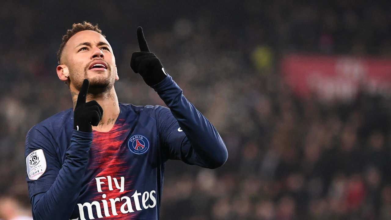 Neymar plays for French club Paris Saint-Germain.