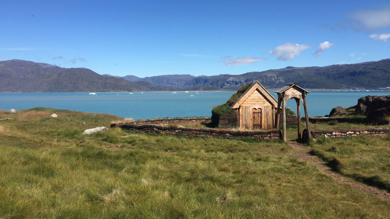 Researchers recently studied climate change in Greenland as it happened during the time of the Vikings. By using lake sediment cores, they discovered it was actually warmer than previously believed. They studied at several sites, including a 21st-century reproduction of Thjodhild's church on Erik the Red's estate, known as Brattahlíð, in present day Qassiarsuk, Greenland.
