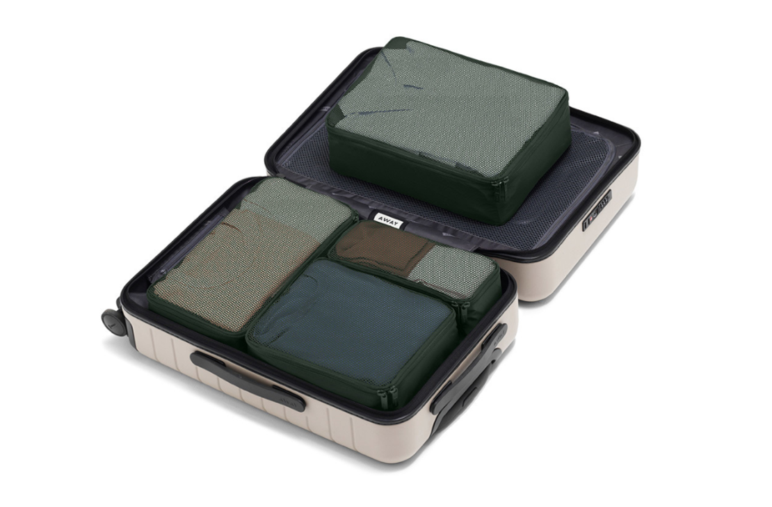 Review: the Sleek $225 Away Carry-on Suitcase Charges Your Phone and Only  Weighs 7 Pounds