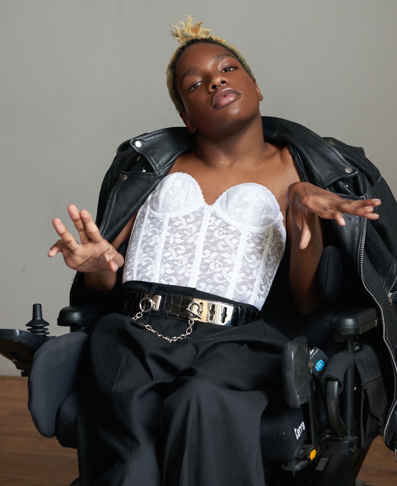 "There's still a great lack of visibility and attention towards people with disabilities in fashion," Philip said.