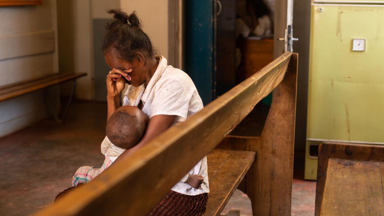 IMGL0739 D Credit: Brent Swails/CNN
Measles found Hasina Raharimandimby and her family. Over three heartbreaking days in late January, three of her young children died of the virus. She says they weren?t able to access the measles vaccines at the clinic when they wanted them.