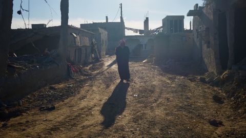More than a month after ISIS was driven out of the town of Hajin, residents are retiring to their homes, or what remains of them.