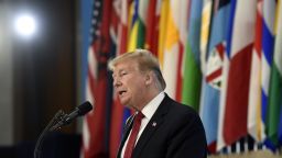 President Donald Trump speaks at the Global Coalition to Defeat ISIS meeting at the State Department in Washington, Wednesday, Feb. 6, 2019. (AP Photo/Susan Walsh)
