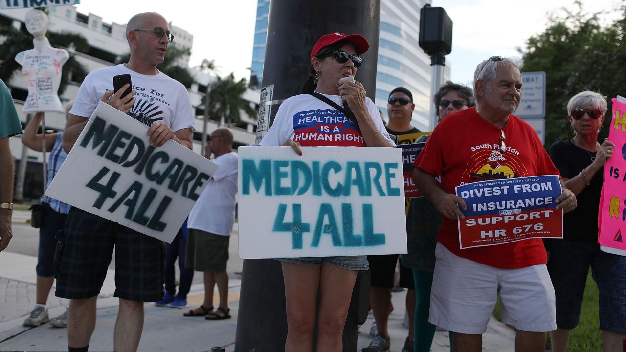 medicare for all protest FILE