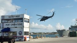 181015-N-KM072-029 KEY WEST, Florida (Oct. 15, 2018) Helicopter Sea Combat Squadron HSC-28 "Dragon Whales" from Norfolk, Virginia, conduct exercises with special operators aboard Canadian coastal defense vessel HMCS Moncton in Naval Air Station Key West's Truman Harbor. HSC-28 is undergoing an evaluation by Helicopter Sea Combat Weapons School Atlantic during Helicopter Advanced Readiness Program (HARP) training. NAS Key West is a state-of-the-art facility for air-to-air combat fighter aircraft of all military services and provides world-class pierside support to U.S. and foreign naval vessels. (U.S. Navy photo by Danette Baso Silvers/Released)