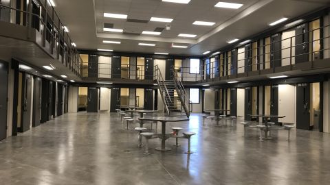 A typical general population unit at SCI Phoenix is shown in this photo provided by prison officials.